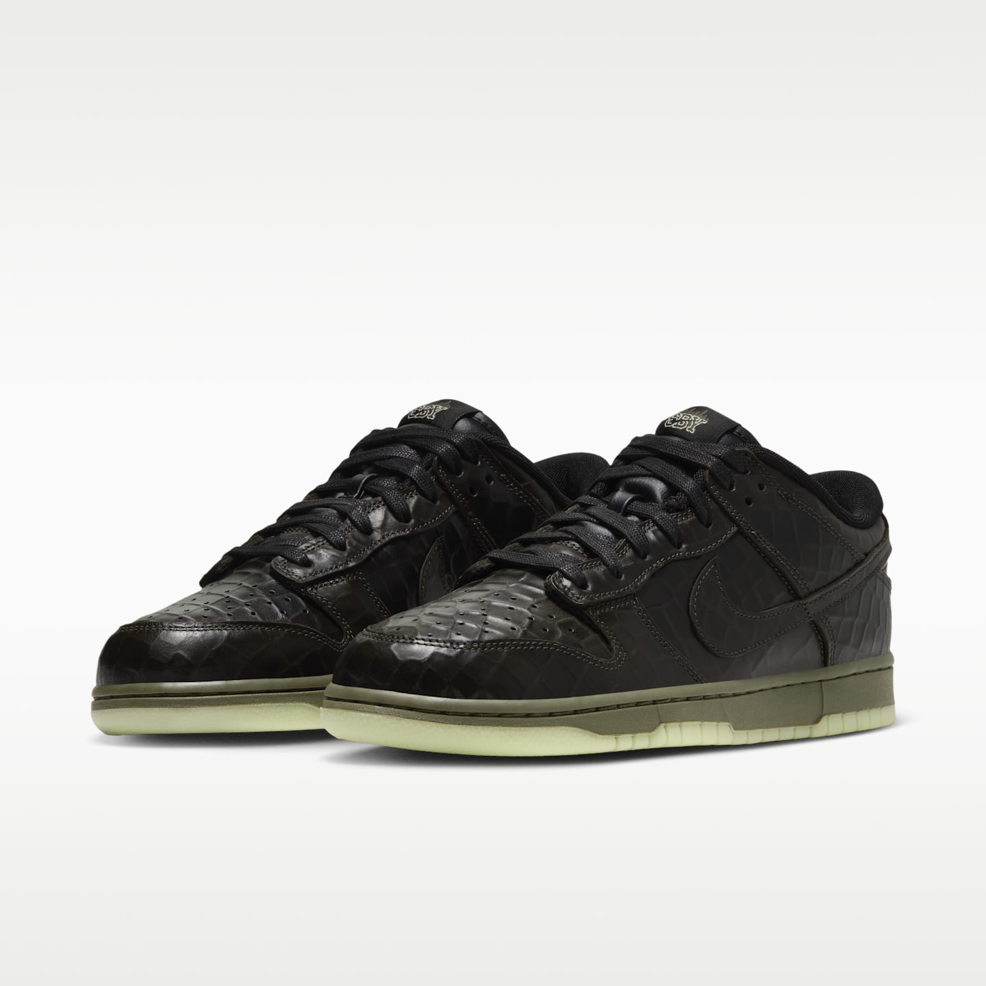 Мужские кроссовки Nike Dunk Low Premium Halloween, цвет: Зелёный / Чёрный — фото 5