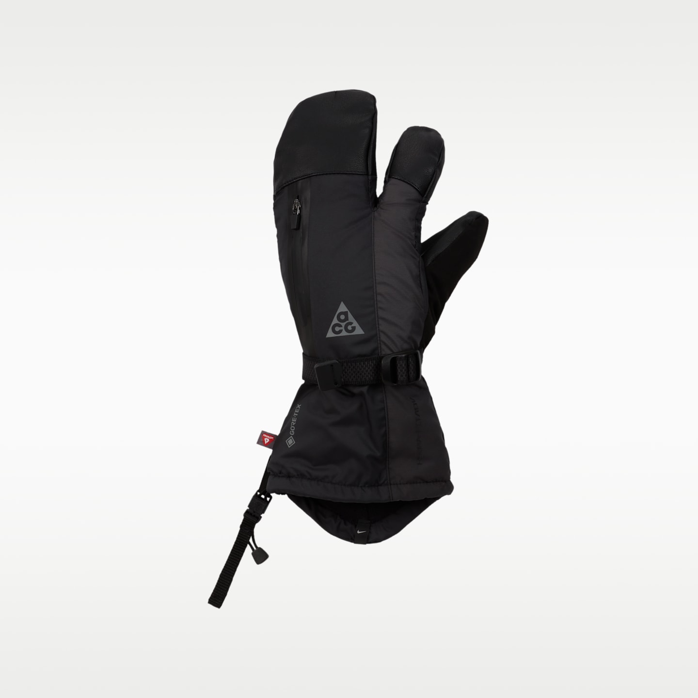 Варежки с раздельным пальцем Nike ACG Therma-FIT Adv GORE-TEX, цвет: Чёрный — фото 1