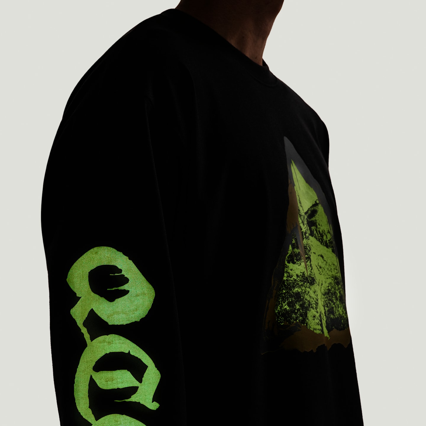Мужская футболка с длинным рукавом Nike ACG Dri-FIT, цвет: Чёрный — фото 7