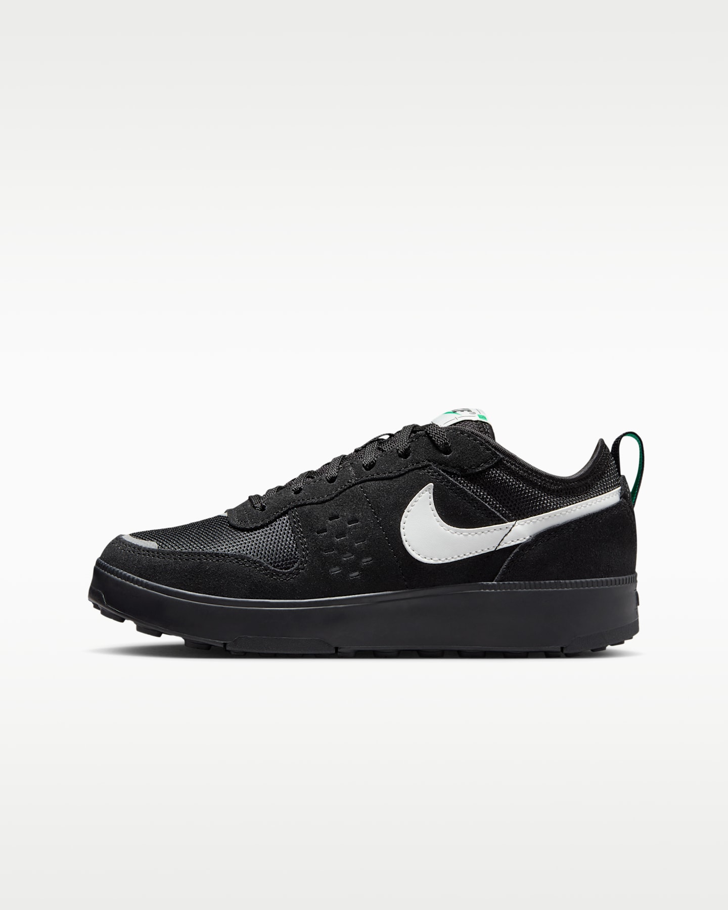 Детские кроссовки Nike C1TY "Brownstone" Shoes, цвет: Чёрный / Зелёный — фото 12