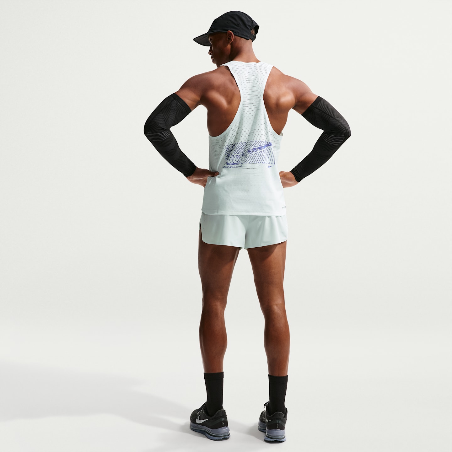 Мужские беговые шорты 2" со слипами Nike AeroSwift Dri-FIT ADV, цвет: Зелёный — фото 5