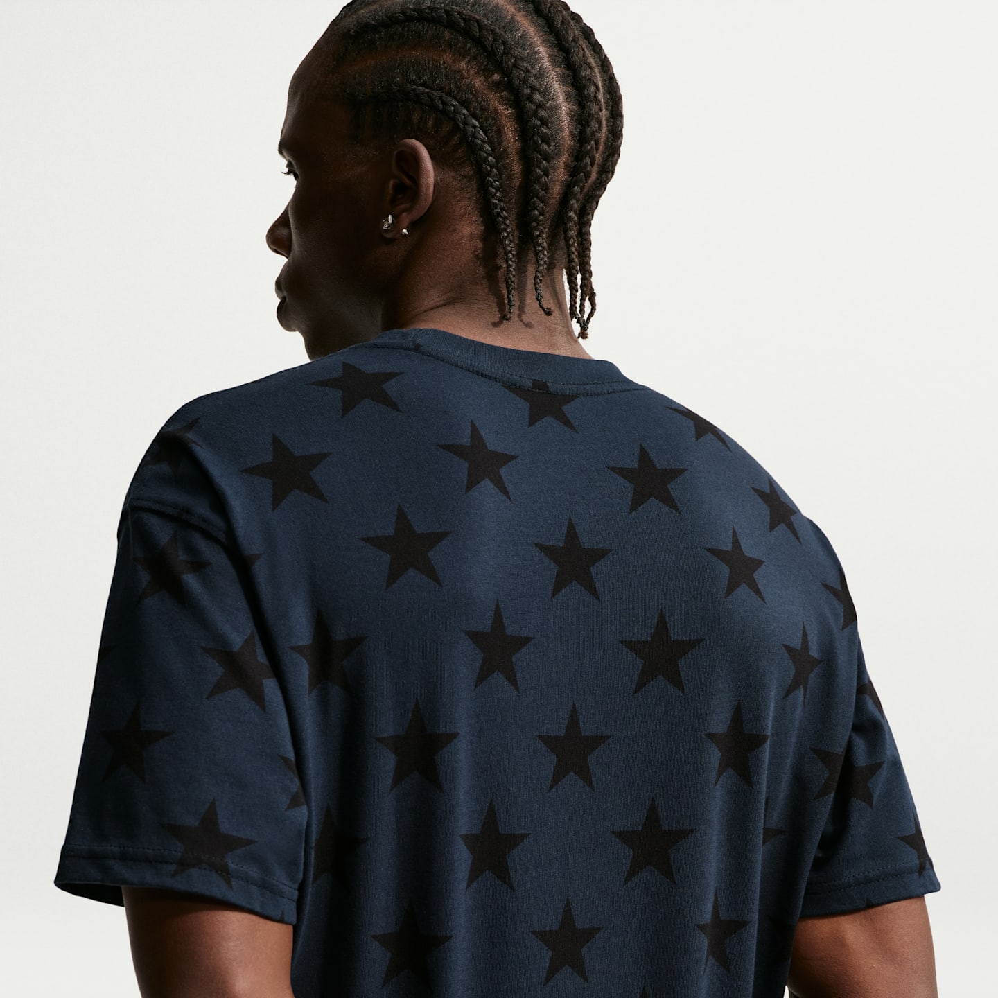Мужская футбольная футболка Nike Usmnt, цвет: Тёмный обсидиановый — фото 2