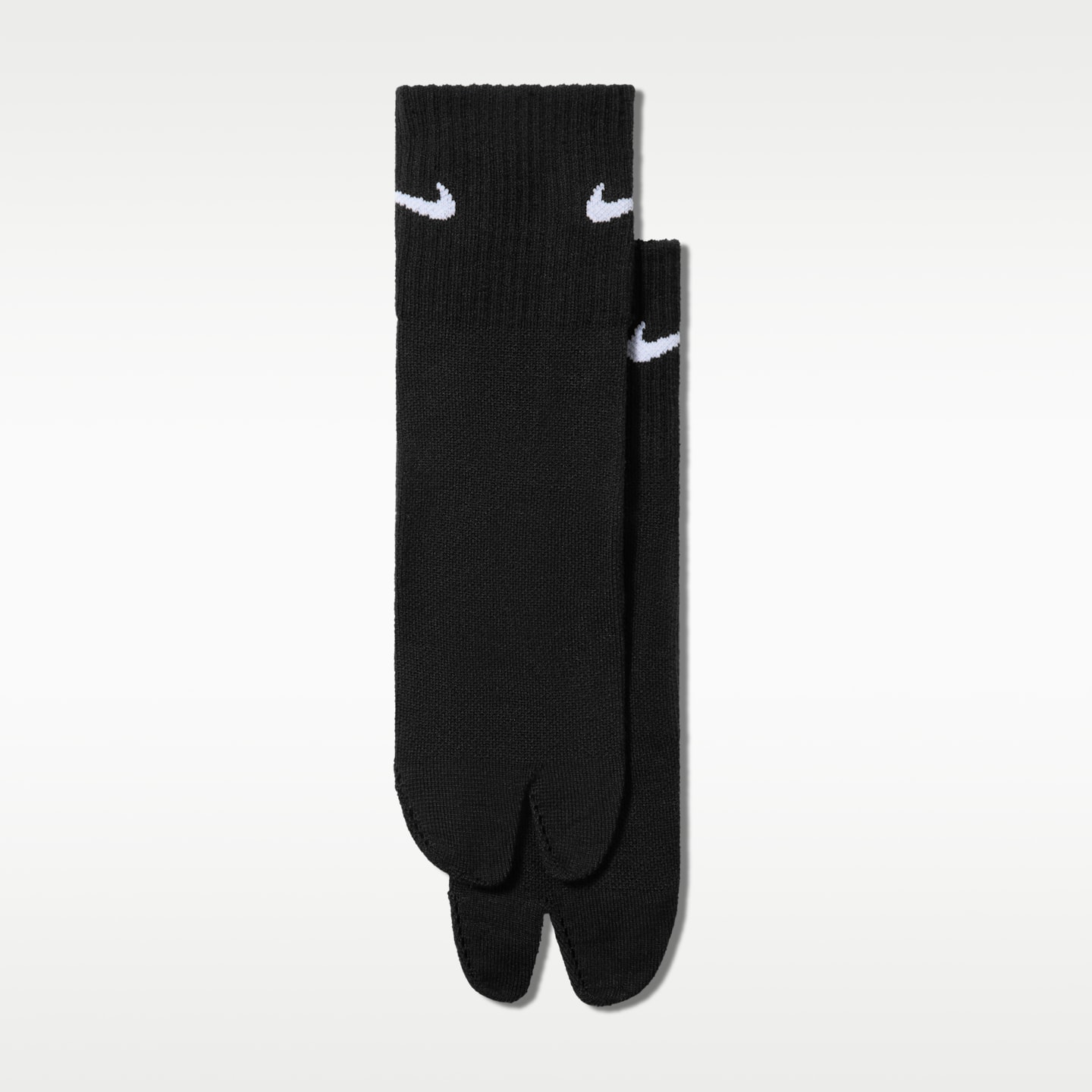 Носки Everyday Split-Toe для мужчин, средней высоты — Nike, цвет: Чёрный / Белый — фото 5