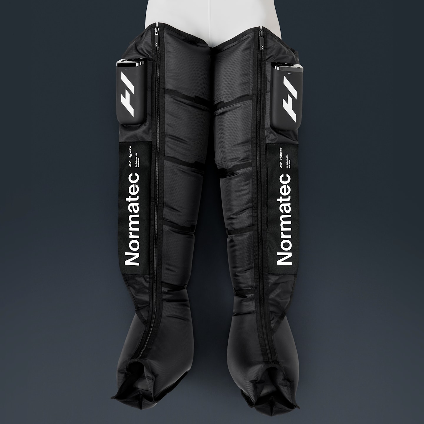 Ботинки Nike Hyperice Normatec Elite Legs Dynamic Air Compression, цвет: Чёрный / Белый — фото 1