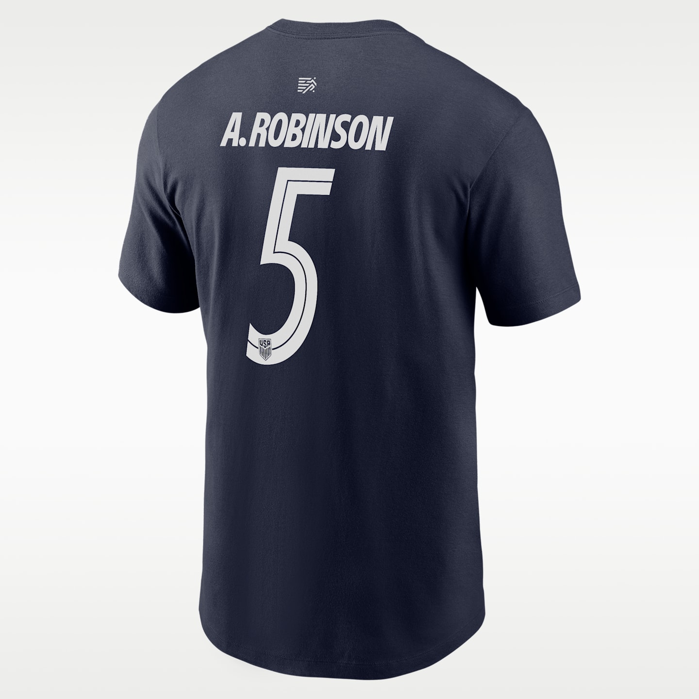 Мужская футбольная футболка Nike Antonee Robinson Team USA, цвет: Тёмно-синий — фото 1
