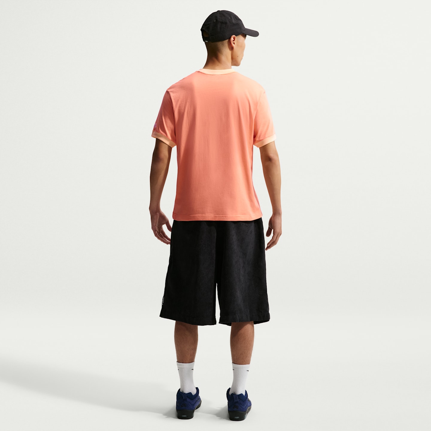 Вельветовые шорты для скейтбординга Nike SB, цвет: Чёрный / Белый — фото 5