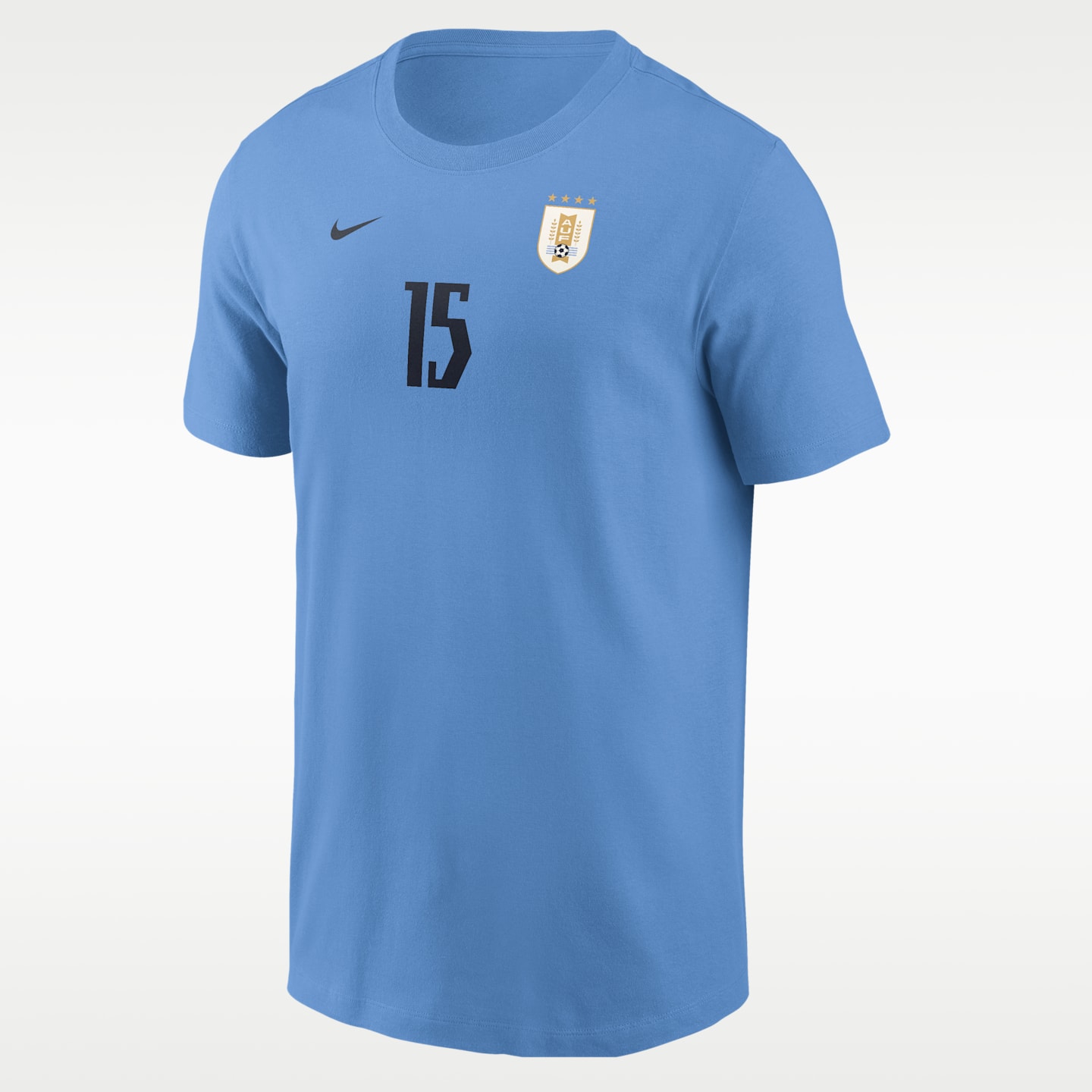 Мужская футбольная футболка Nike Federico Valverde Uruguay, цвет: Синий — фото 2