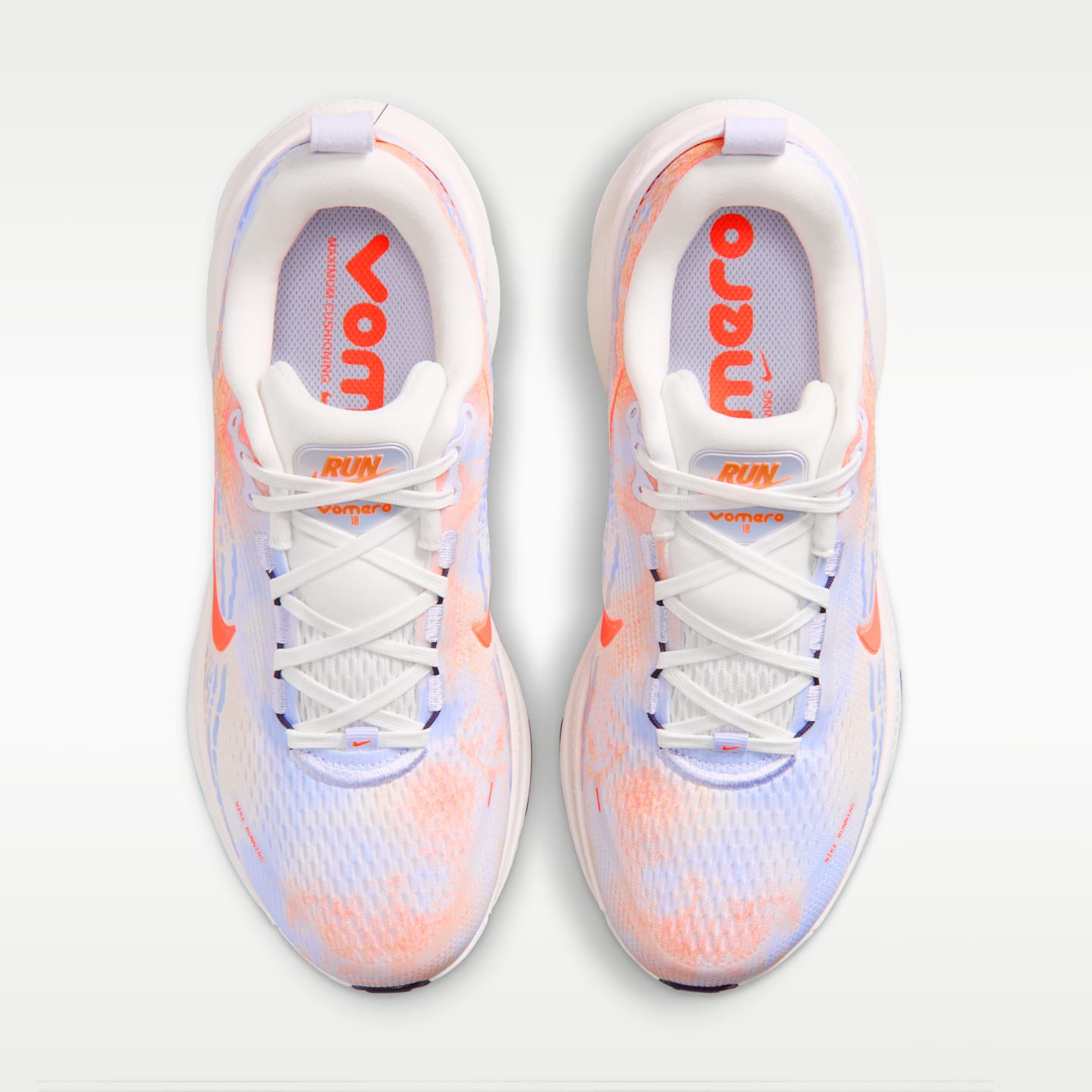 Женские кроссовки Nike Vomero 18 Road Running, цвет: Фиолетовый / Закатный мглистый — фото 4