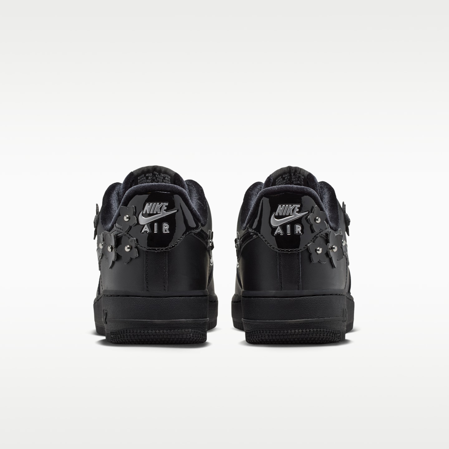 Женские кроссовки Nike Air Force 1 '07 "Florette", цвет: Чёрный / Почти чёрный — фото 6