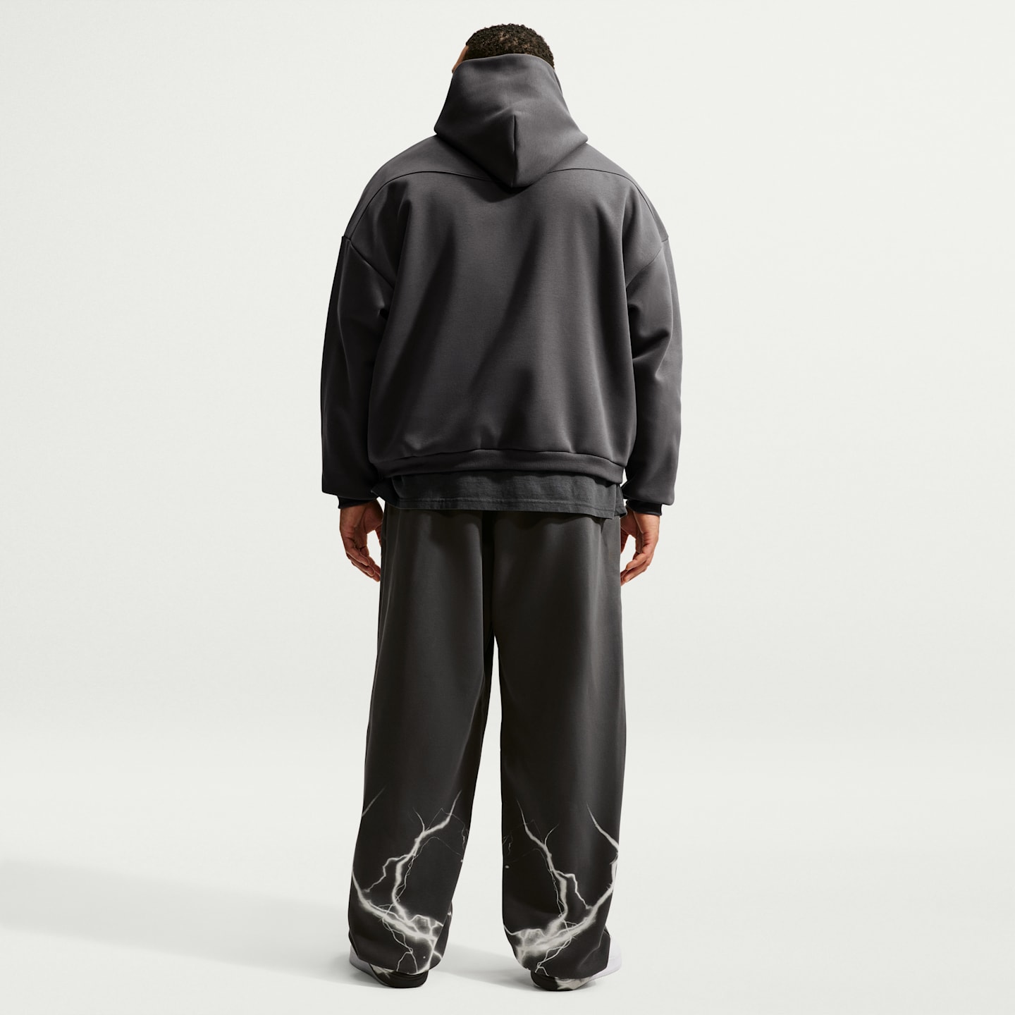 Мужские баскетбольные брюки Nike Standard Issue с начёсом, цвет: Антрацитовый / Белый — фото 10