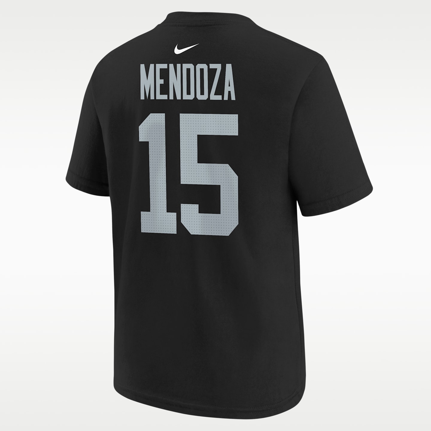 Детская футболка Nike Fernando Mendoza Las Vegas Raiders NFL, цвет: Чёрный — фото 2