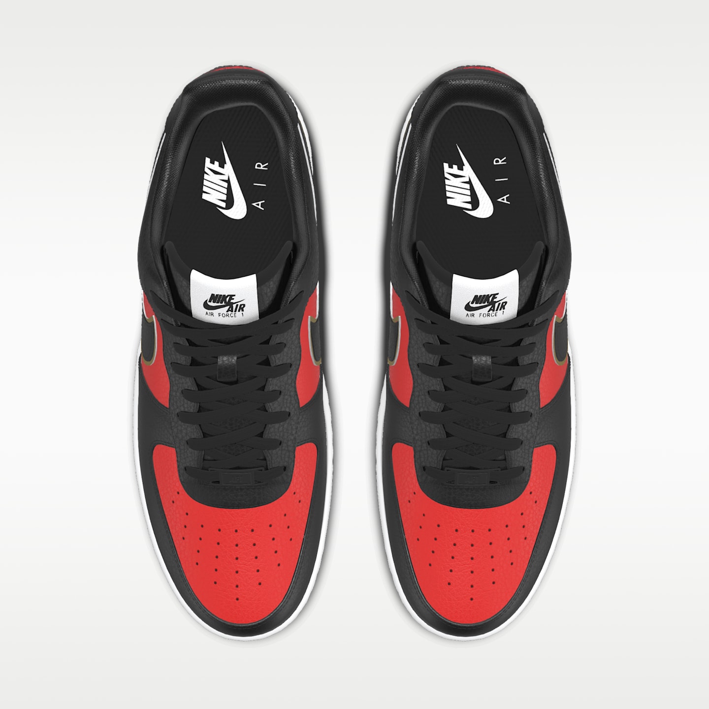 Мужские кроссовки Nike Air Force 1 Low By You Custom, цвет: Разноцветный — фото 4