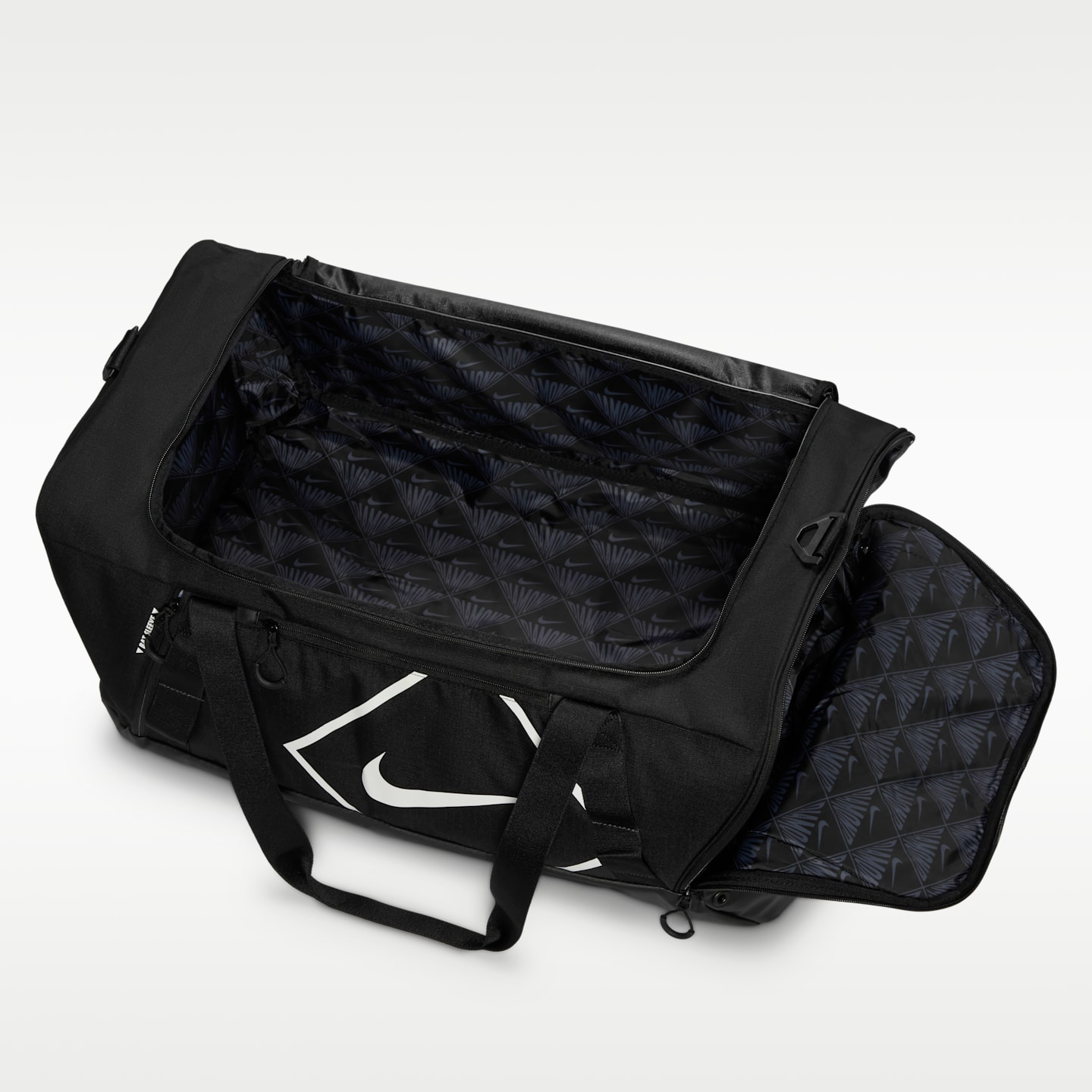 Спортивная сумка Nike Diamond Duffel, 72 л, цвет: Чёрный — фото 6