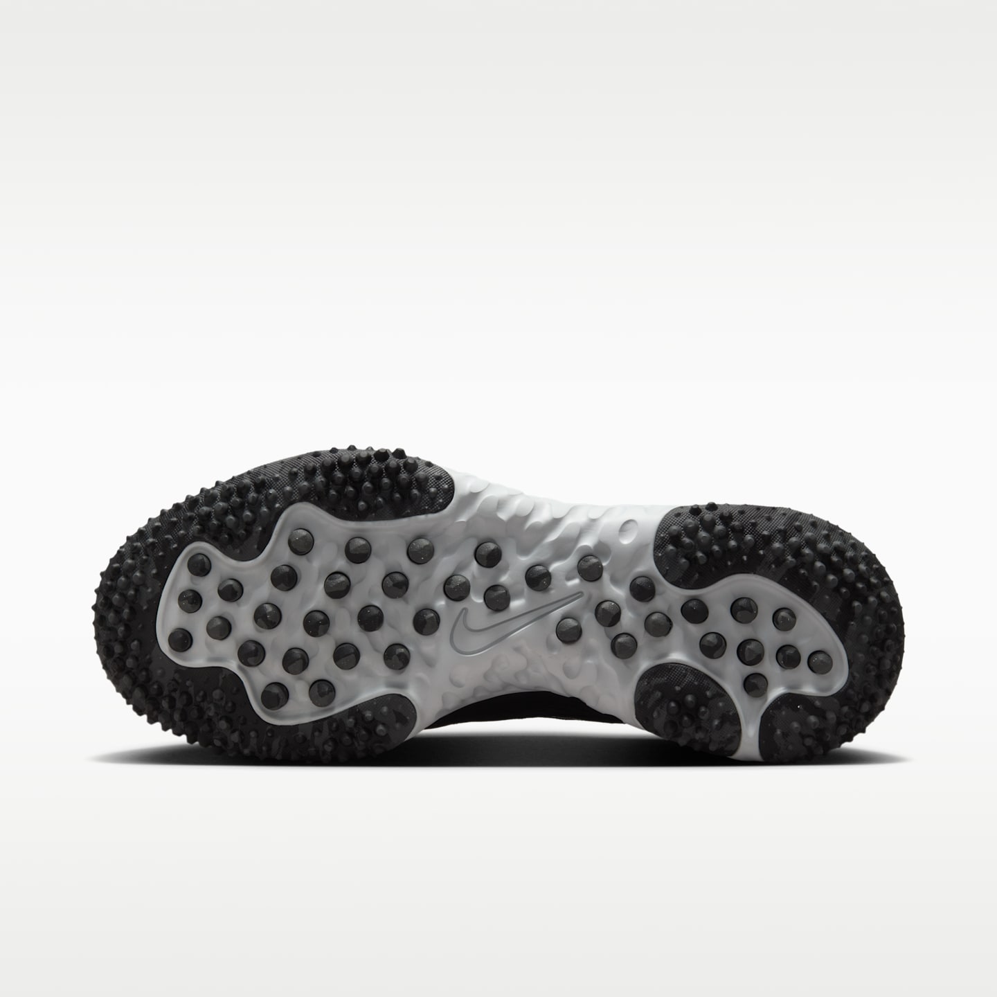 Женские кроссовки Nike Alpha Huarache Elite 4 Turf Softball, цвет: Чёрный / Чистый платиновый — фото 2