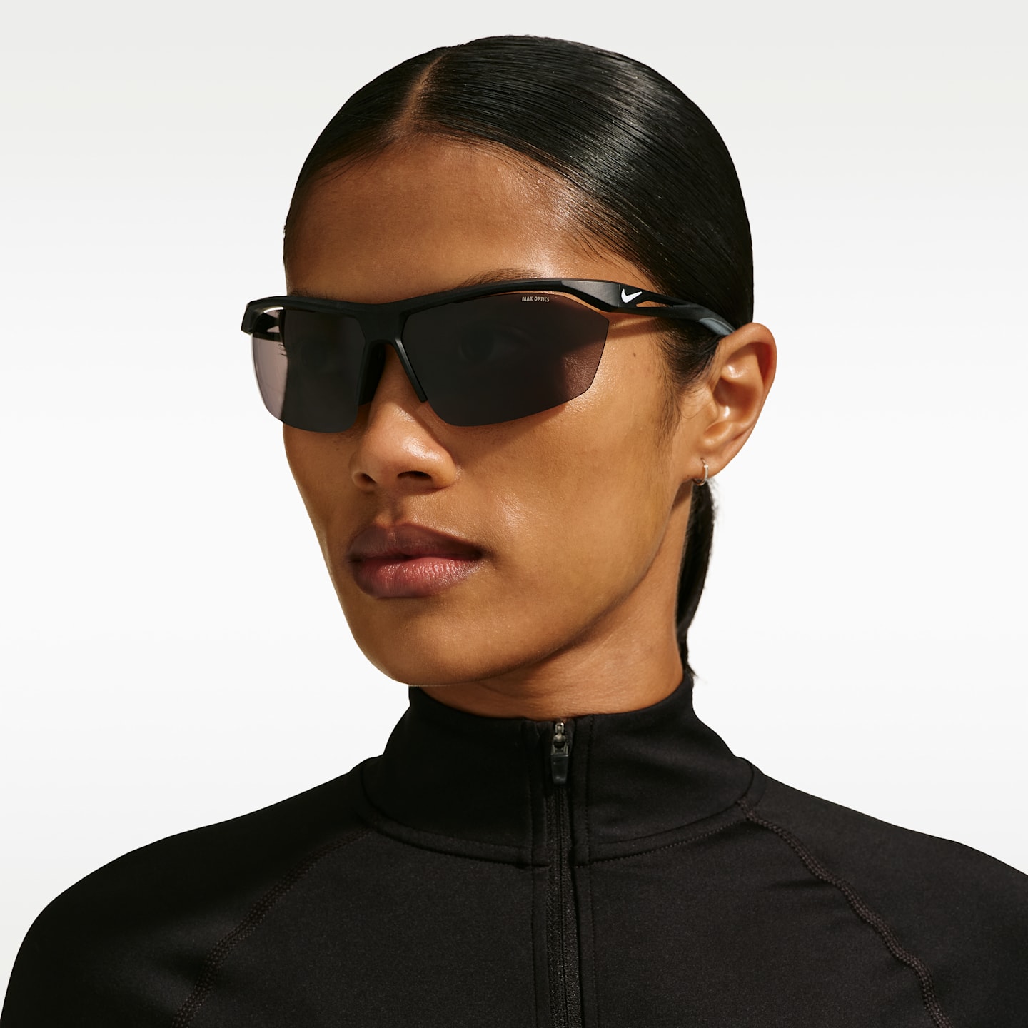 Солнцезащитные очки Nike Tailwind Heat, цвет: Чёрный / Серый — фото 4