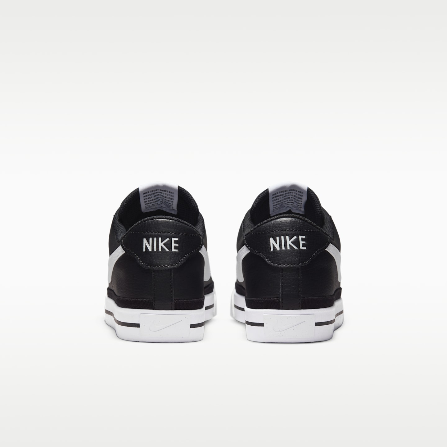Мужские кроссовки Nike Court Legacy, цвет: Чёрный / Белый — фото 5