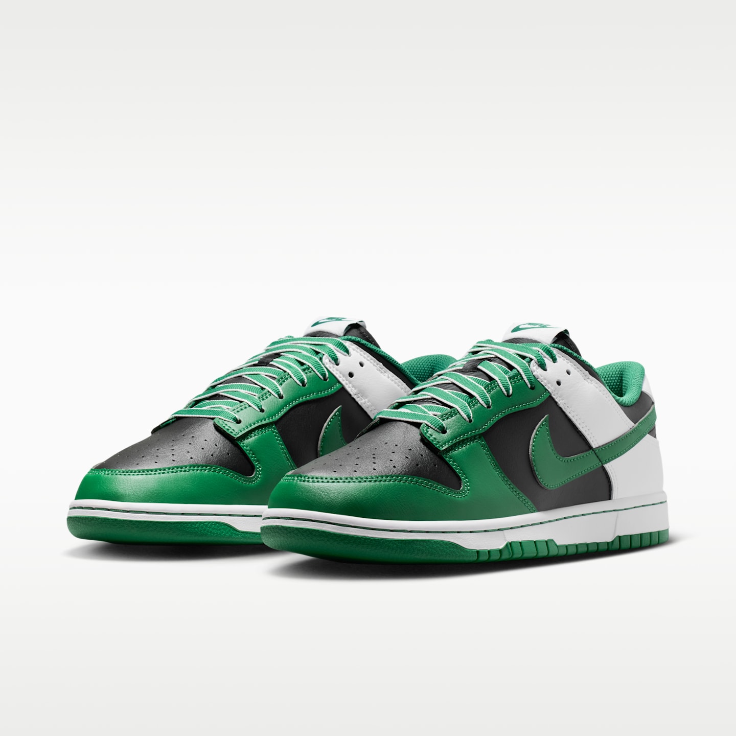 Мужские кроссовки Nike Dunk Low Retro, цвет: Чёрный / Белый, вариант 1 — фото 5