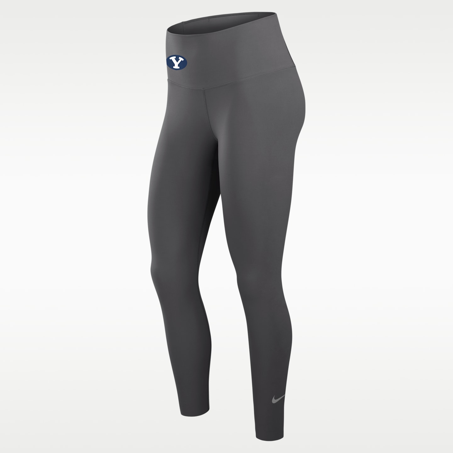 Женские леггинсы Nike One BYU Dri-FIT с высокой посадкой, цвет: Средний пепельный