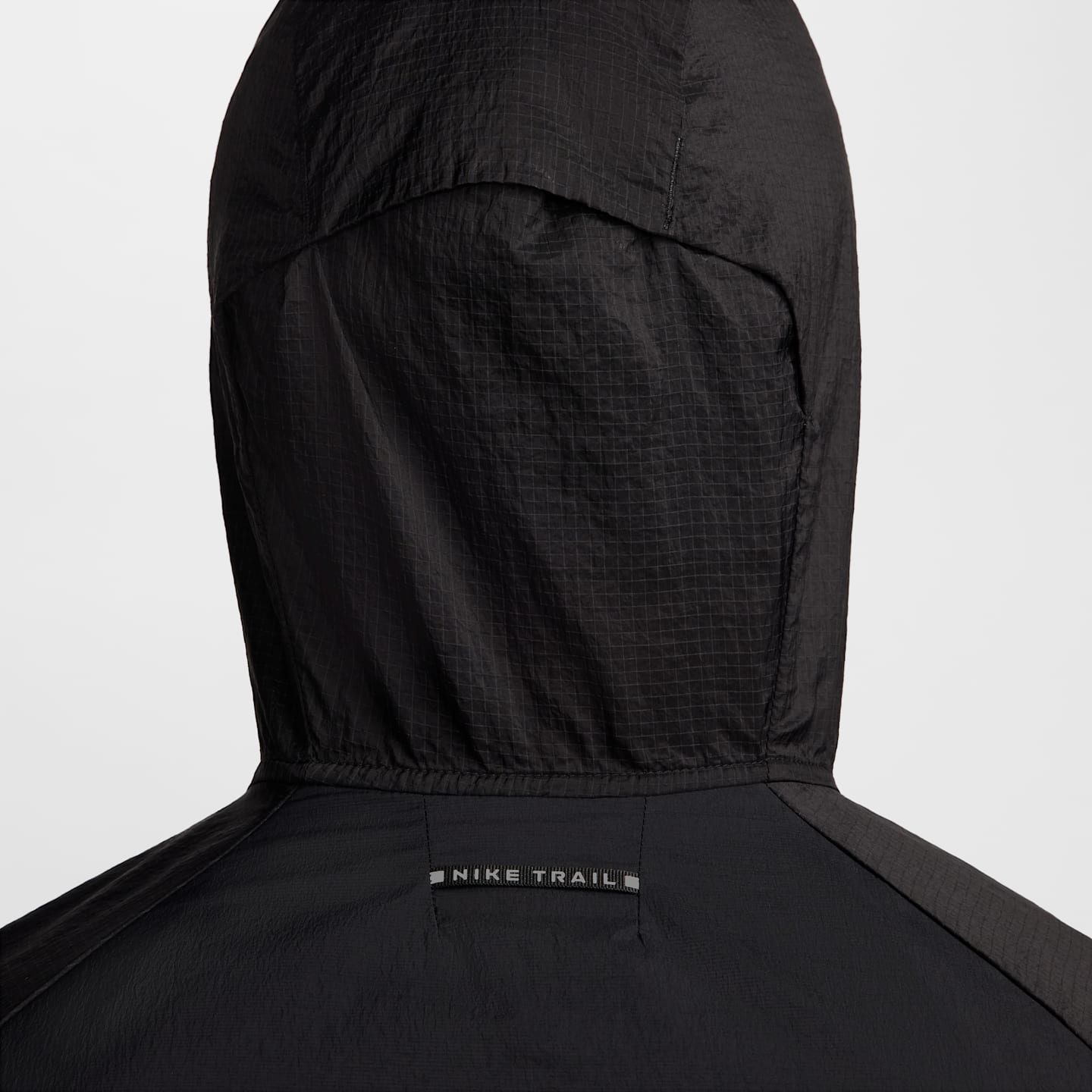 Мужская беговая куртка Nike ACG Trail Aireez, цвет: Чёрный / Антрацитовый — фото 8