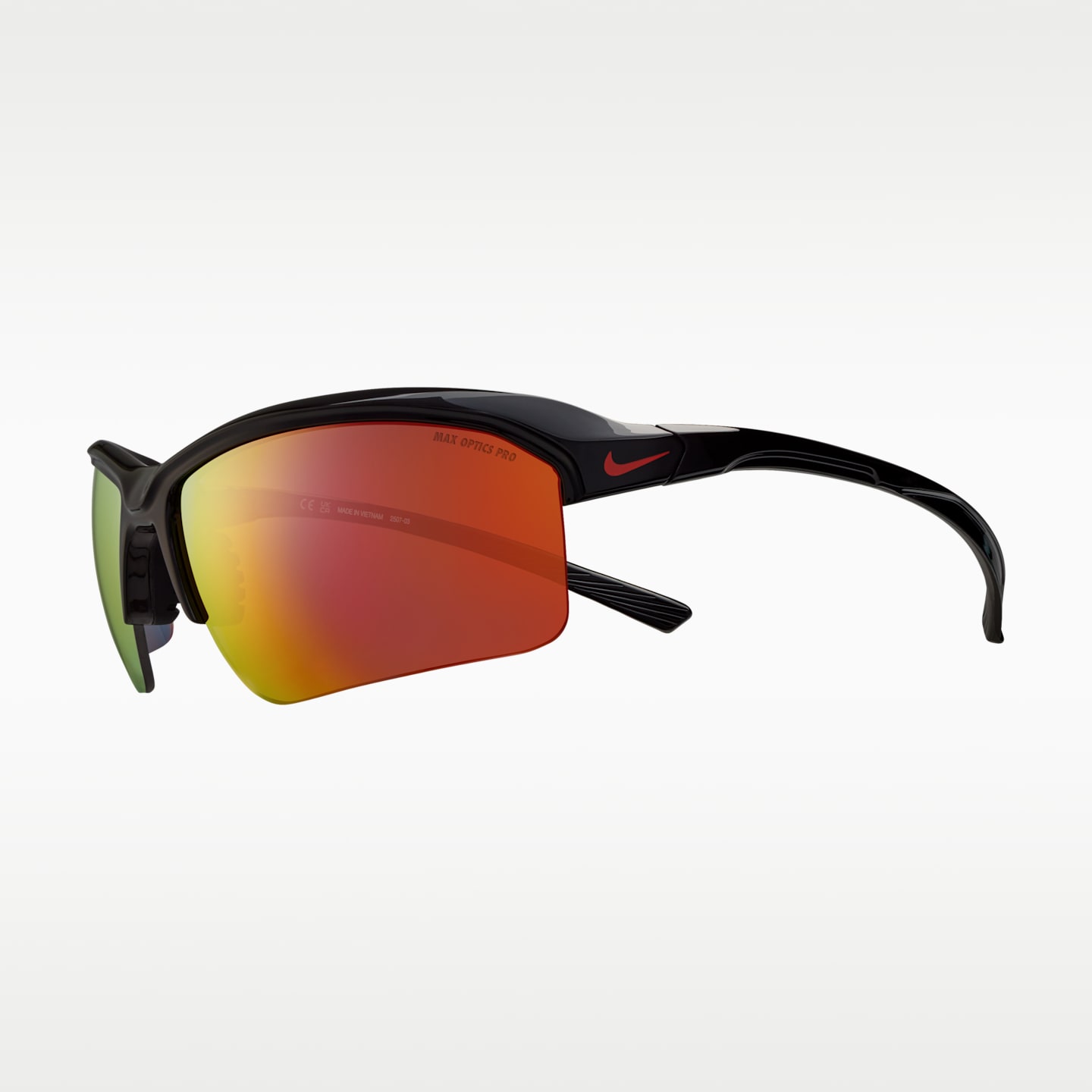 Мужские очки Nike Skylon Rise Team Road Tint, цвет: Чёрный / Красный — фото 3