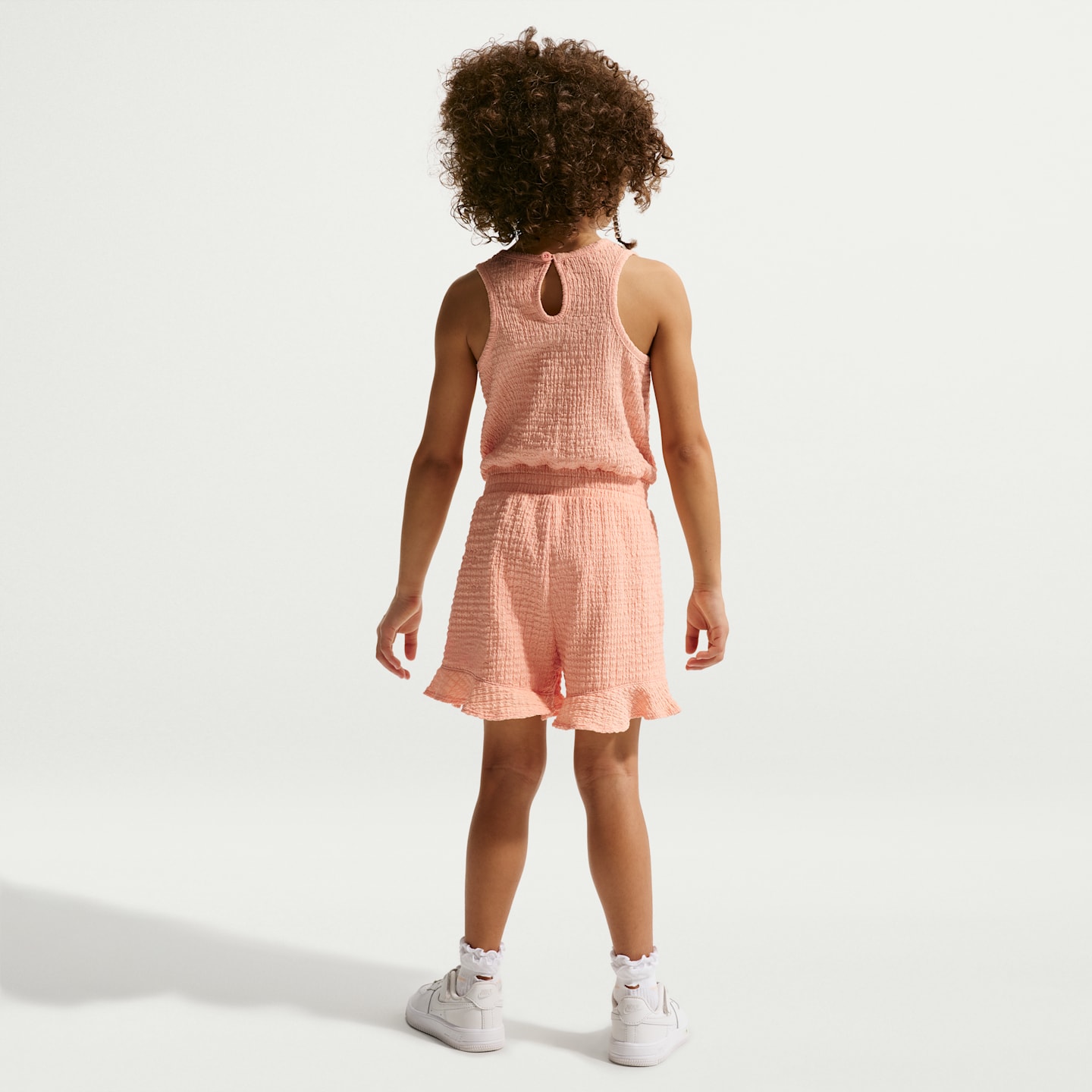 Детский комбинезон Nike Textured Romper, цвет: Оранжевый — фото 5