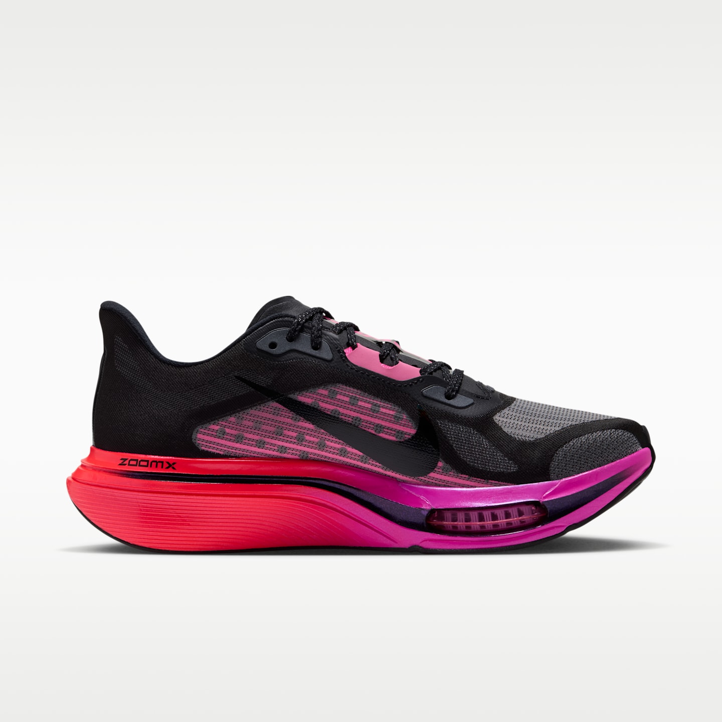 Женские кроссовки Nike Pegasus Plus 2 Road Running, цвет: Чёрный / Розовый — фото 3