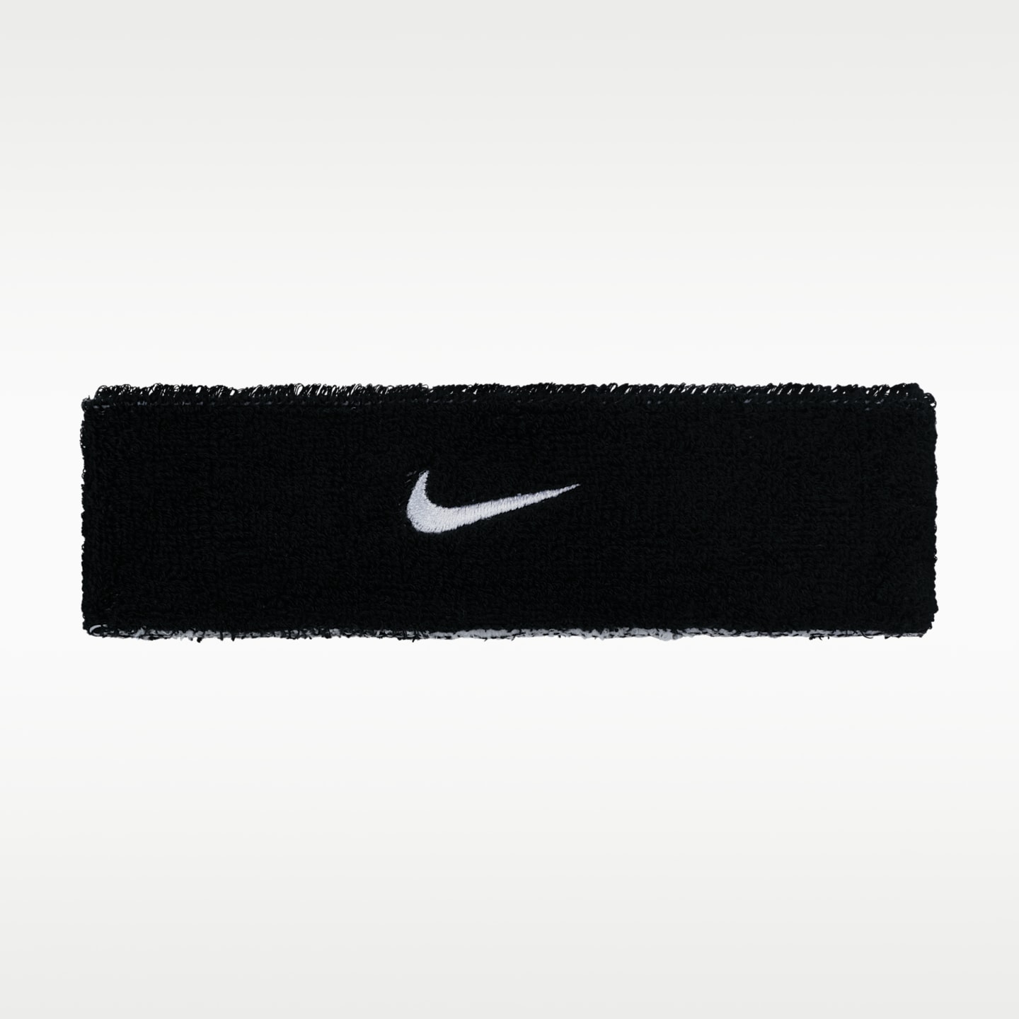 Двусторонняя повязка на голову Nike Swoosh Classic, цвет: Чёрный — фото 5