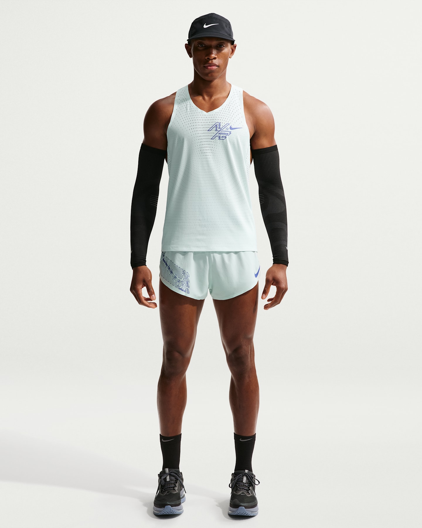 Мужские беговые шорты 2" со слипами Nike AeroSwift Dri-FIT ADV, цвет: Зелёный — фото 6