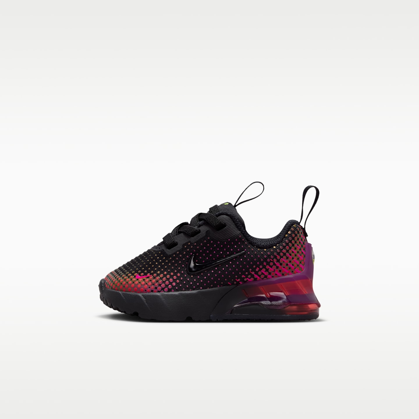 Детские кроссовки Nike Air Max Phoenix Baby/Toddler, цвет: Чёрный / Яркий фиолетовый — фото 1