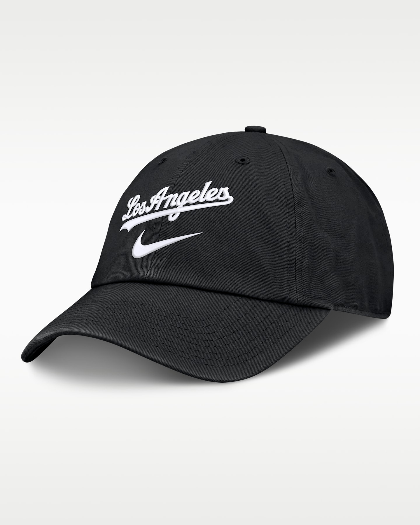 Мужская кепка Nike MLB Los Angeles Dodgers Primetime Club Unstructured, цвет: Чёрный — фото 3