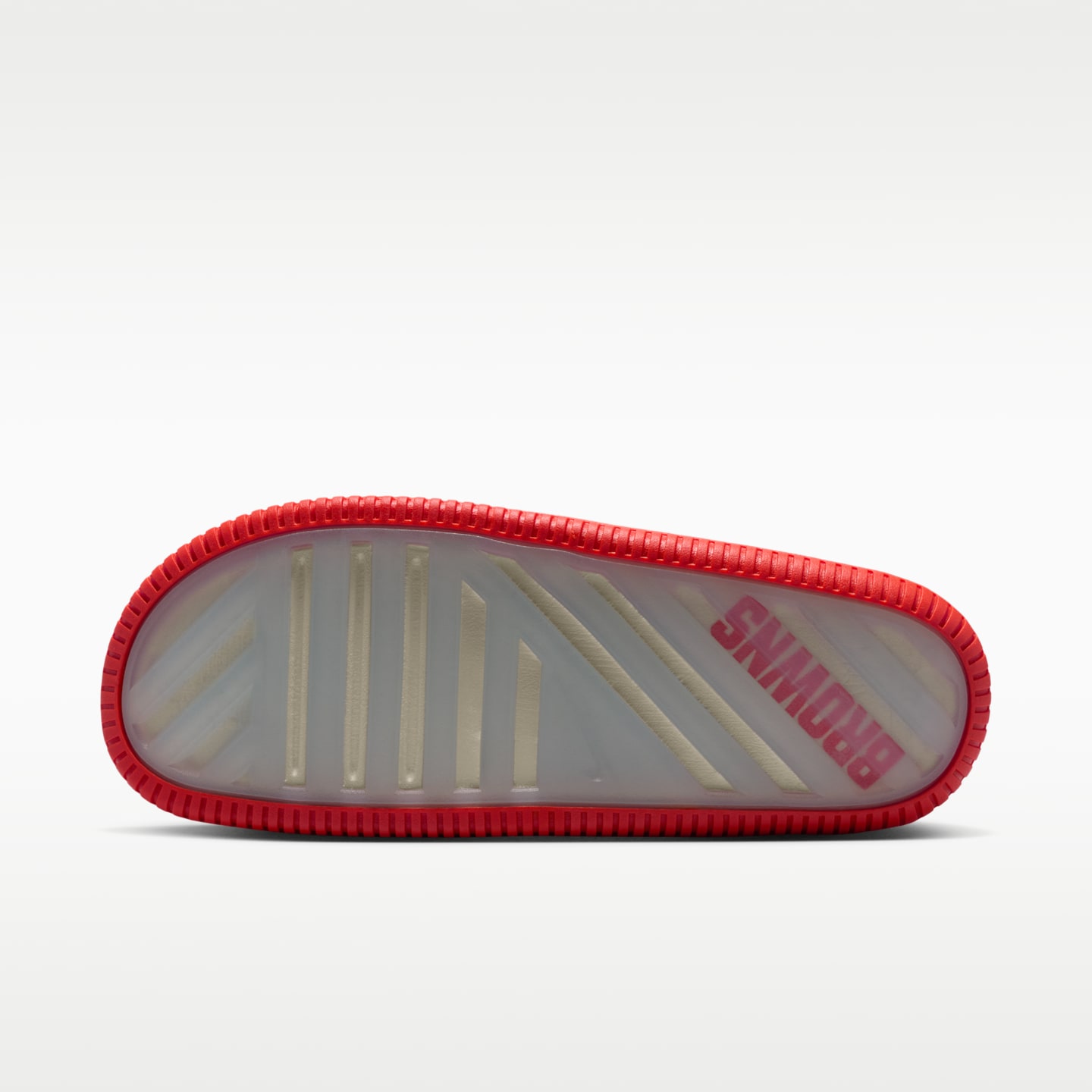 Мужские сандалии Nike Calm (Cleveland Browns) NFL, цвет: Молочный / Коричневый — фото 3
