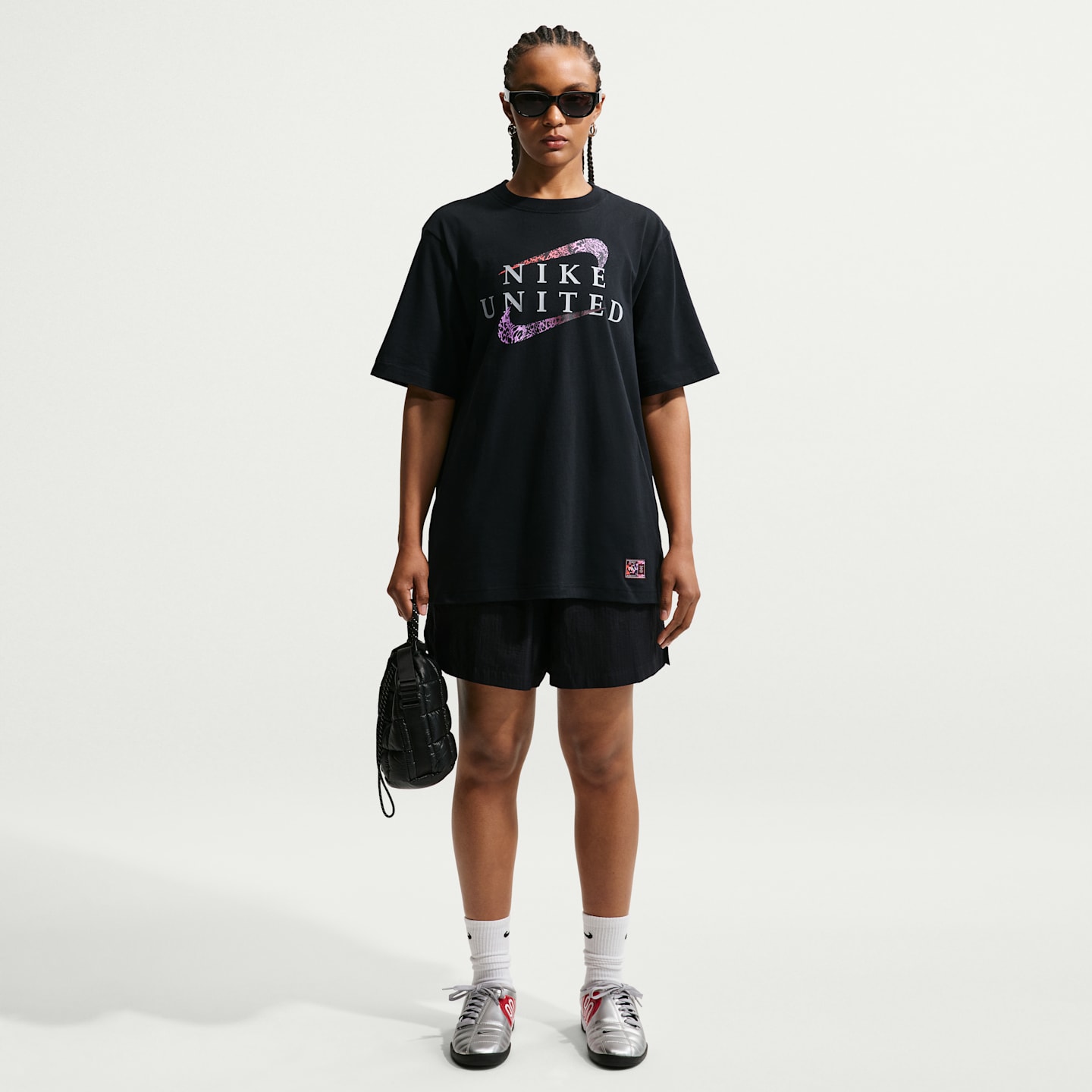 Женская футбольная футболка Nike United, цвет: Чёрный — фото 4
