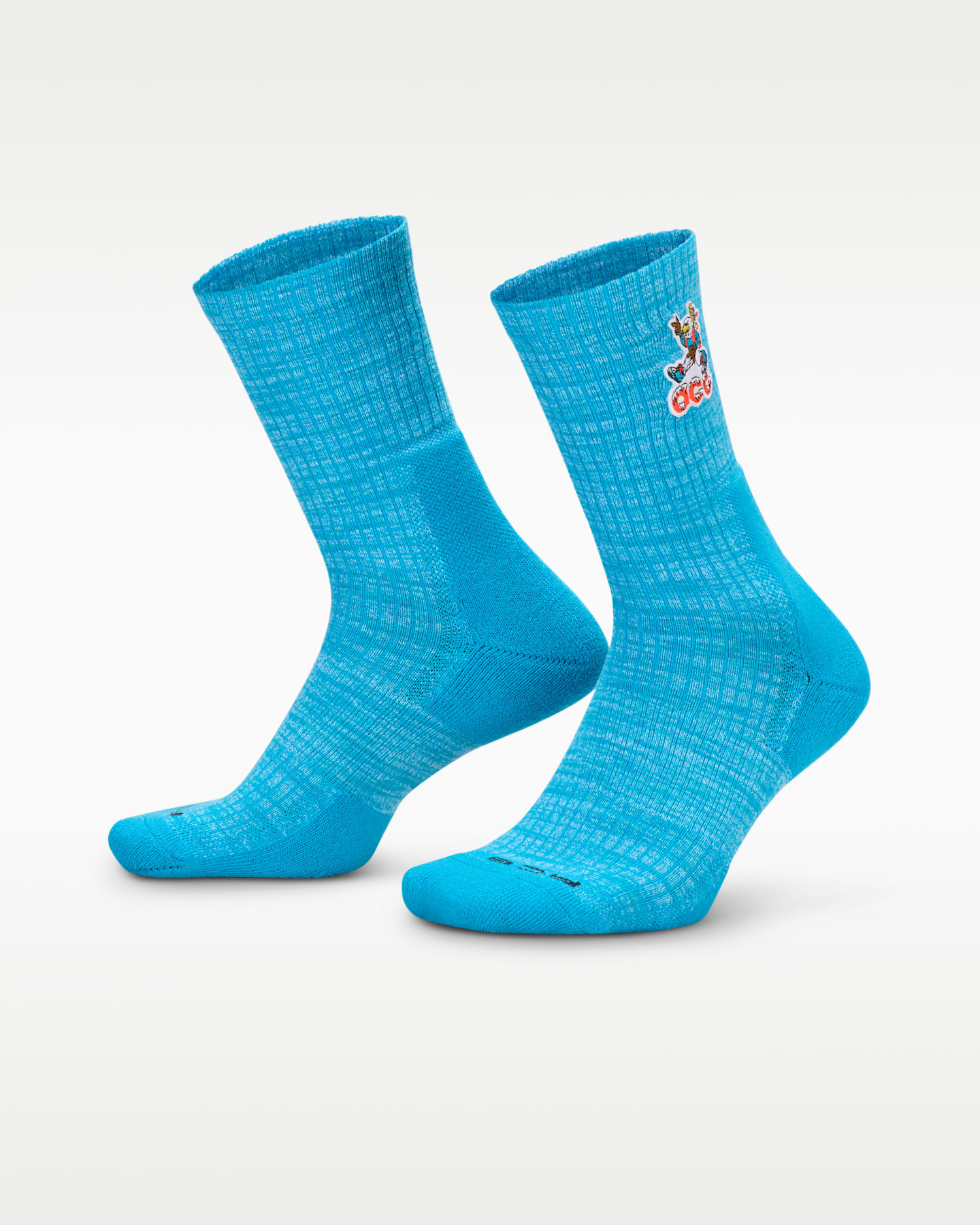 Носки Nike ACG USA Everyday Cushioned, 1 пара, цвет: Синий / Снежный белый — фото 5