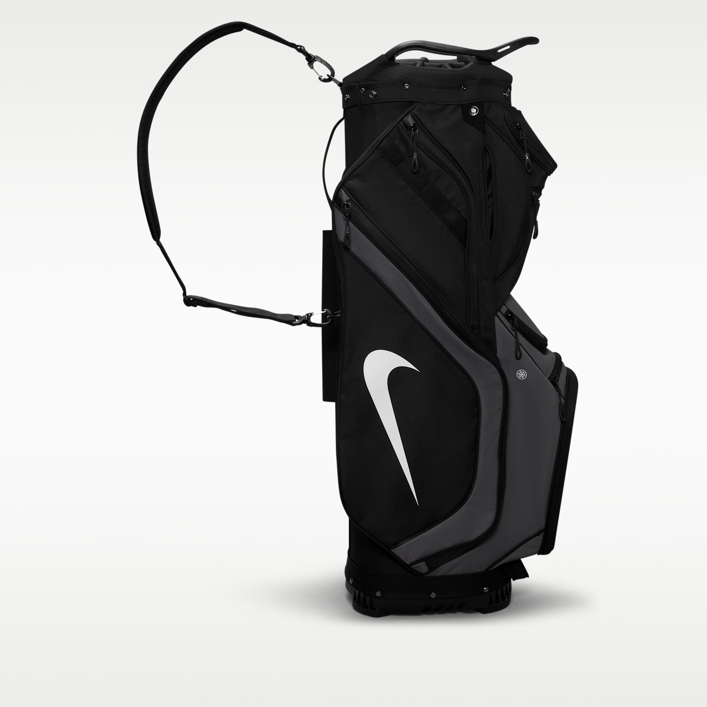 Сумка для гольфа на тележку Nike Performance Cart, цвет: Чёрный / Железный серый — фото 1