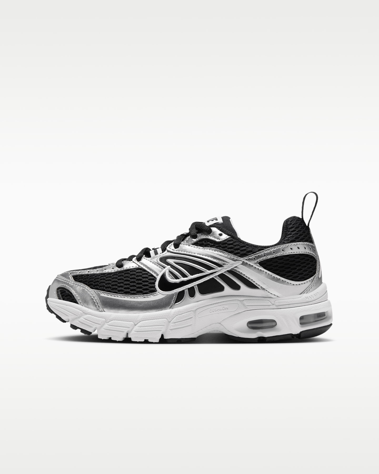 Детские кроссовки Nike Air Max Moto 2K, цвет: Чёрный / Серебряный — фото 9