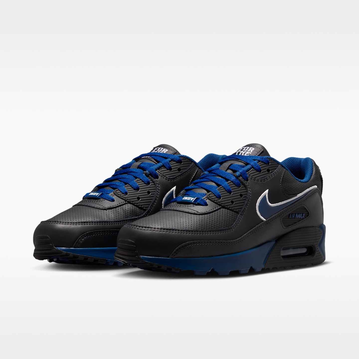 Мужские кроссовки Nike Air Max 90 (Indianapolis Colts) NFL, цвет: Антрацитовый / Синий — фото 5