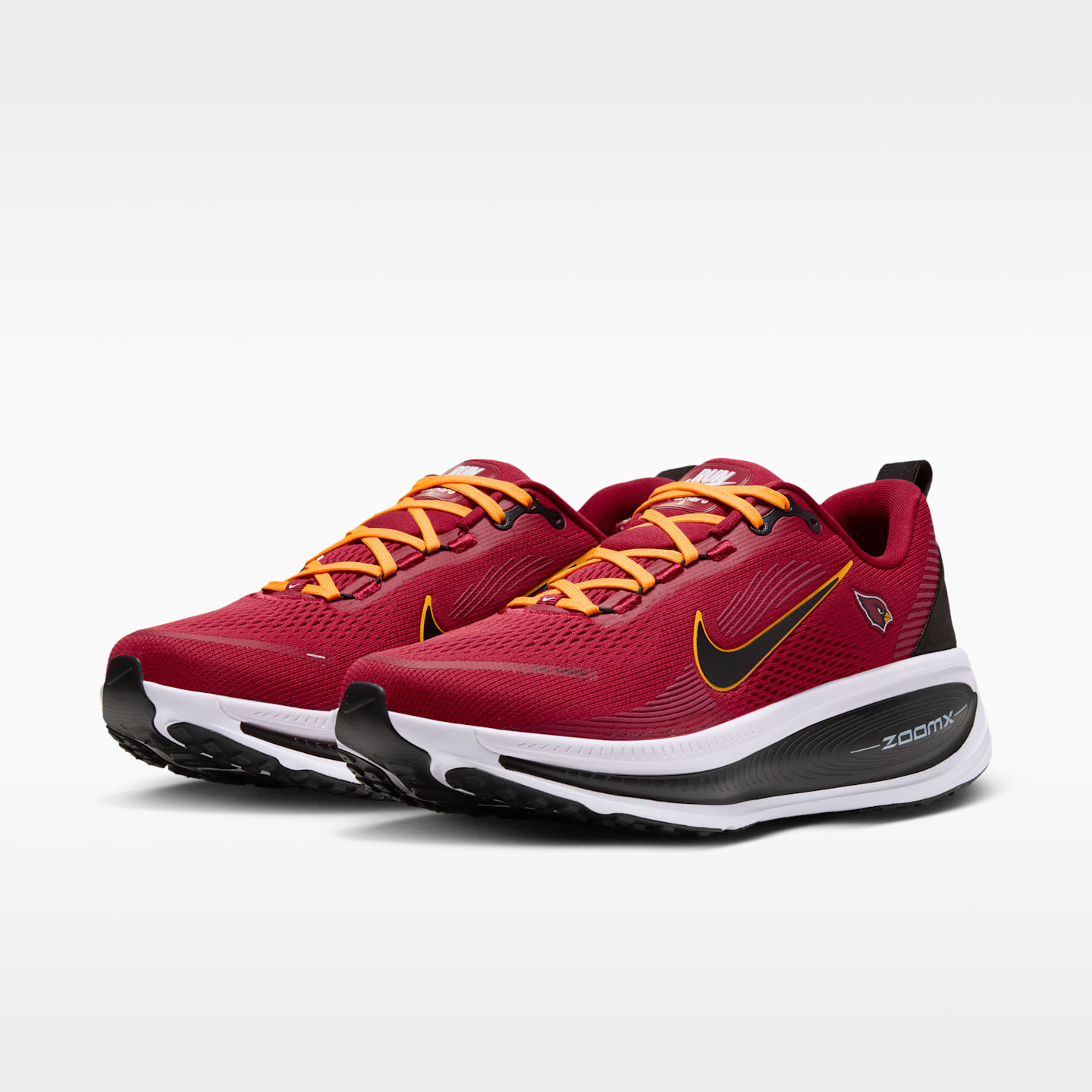 Мужские кроссовки Nike Vomero 18 (Arizona Cardinals) NFL Road Running, цвет: Красный / Чёрный — фото 5