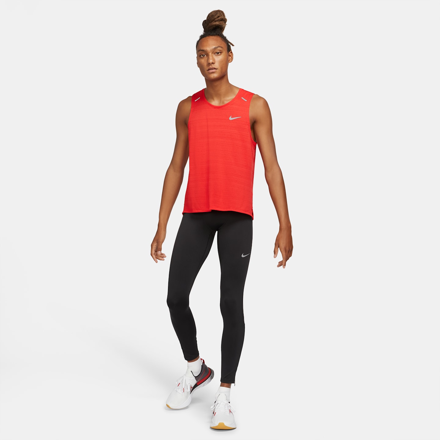 Мужские леггинсы Nike Challenger Dri-FIT Running Tights, цвет: Чёрный — фото 7