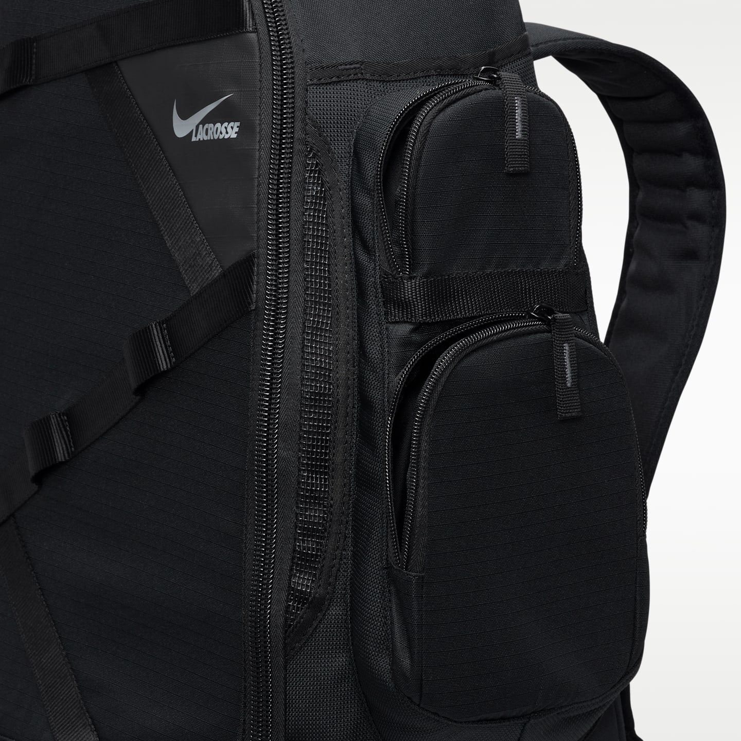 Большой рюкзак для лакросса Nike Game Day, 68 л, цвет: Чёрный — фото 7