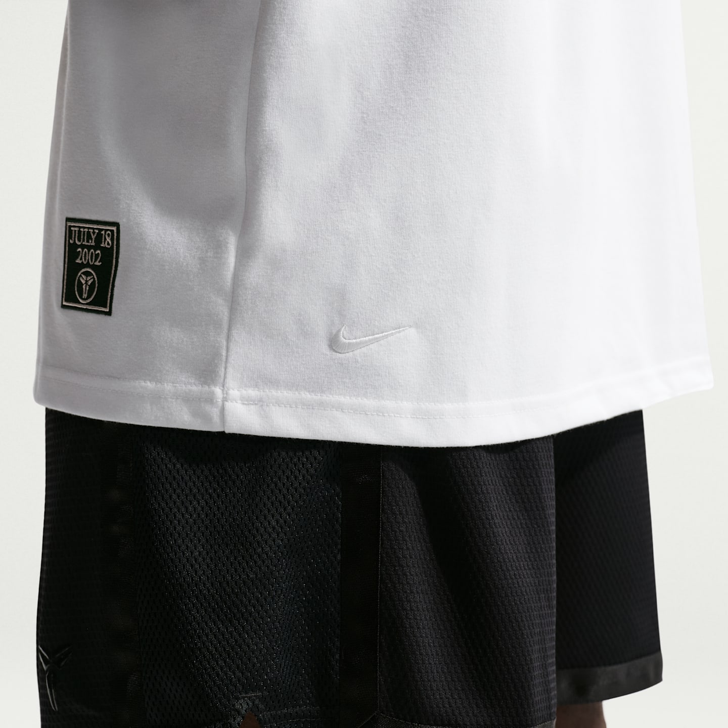 Мужская баскетбольная футболка Nike Kobe Dri-FIT, цвет: Белый — фото 6