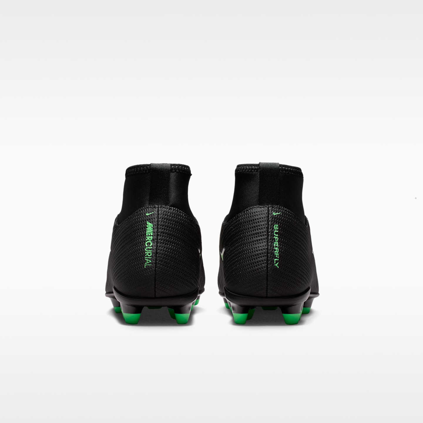 Детские кроссовки Nike Jr. Mercurial Superfly 11 Club Turf High-Top Soccer, цвет: Чёрный / Зелёный — фото 6