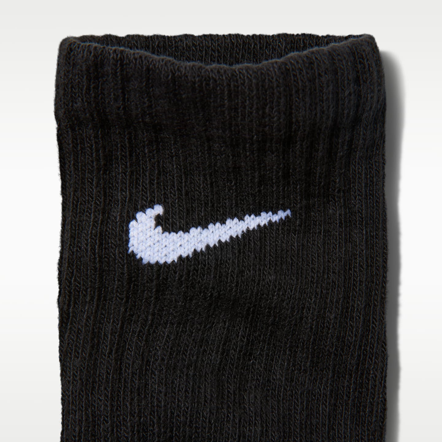 Носки Everyday для детей, средней высоты, с амортизацией, 6 шт. — Nike, цвет: Чёрный / Белый — фото 2