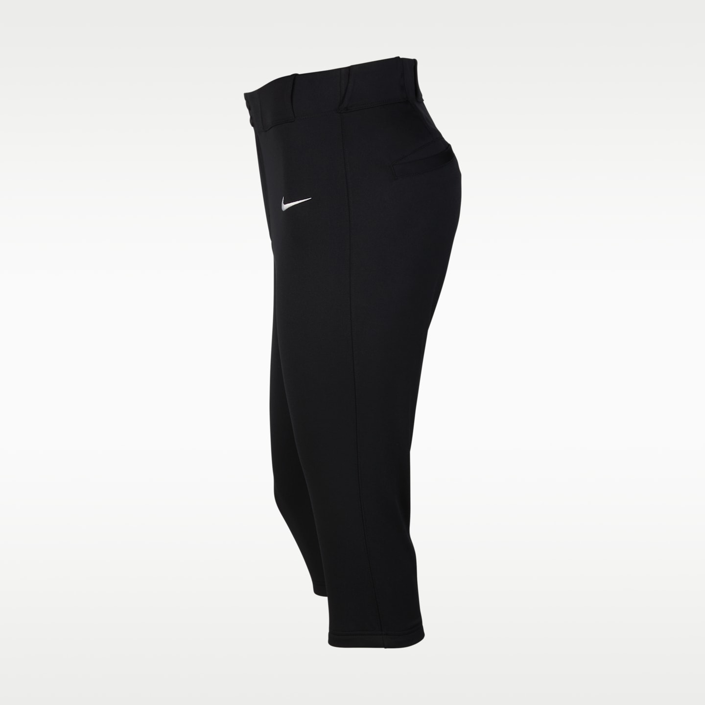 Мужские бейсбольные брюки Nike Vapor Select с высокой посадкой, цвет: Чёрный / Белый — фото 3