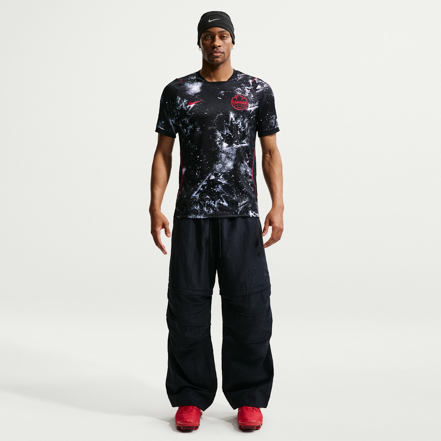 Мужской топ Nike Canada Stadium Home Dri-FIT Soccer Jersey, цвет: Чёрный — фото 4