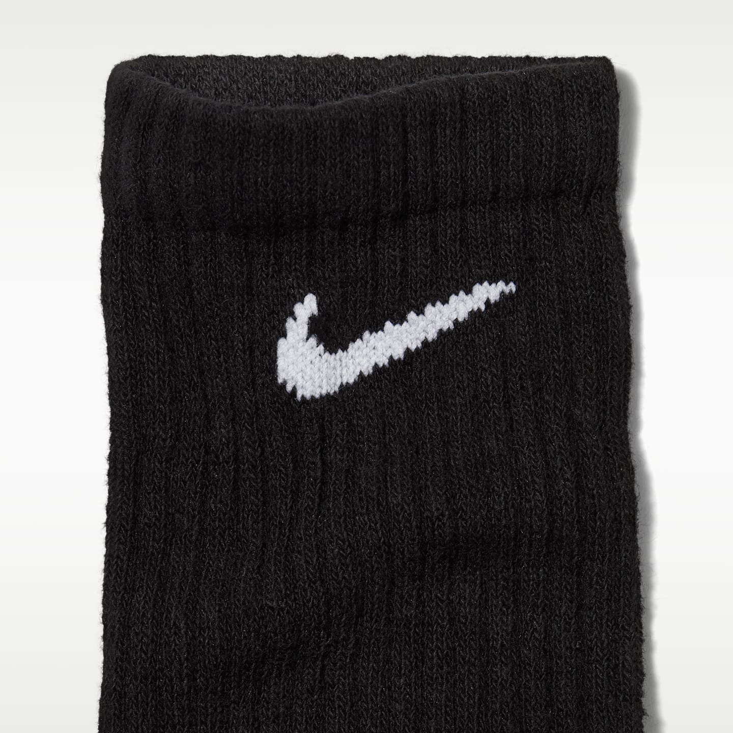 Носки Everyday Training для мужчин, средней высоты — Nike, цвет: Чёрный / Белый — фото 2