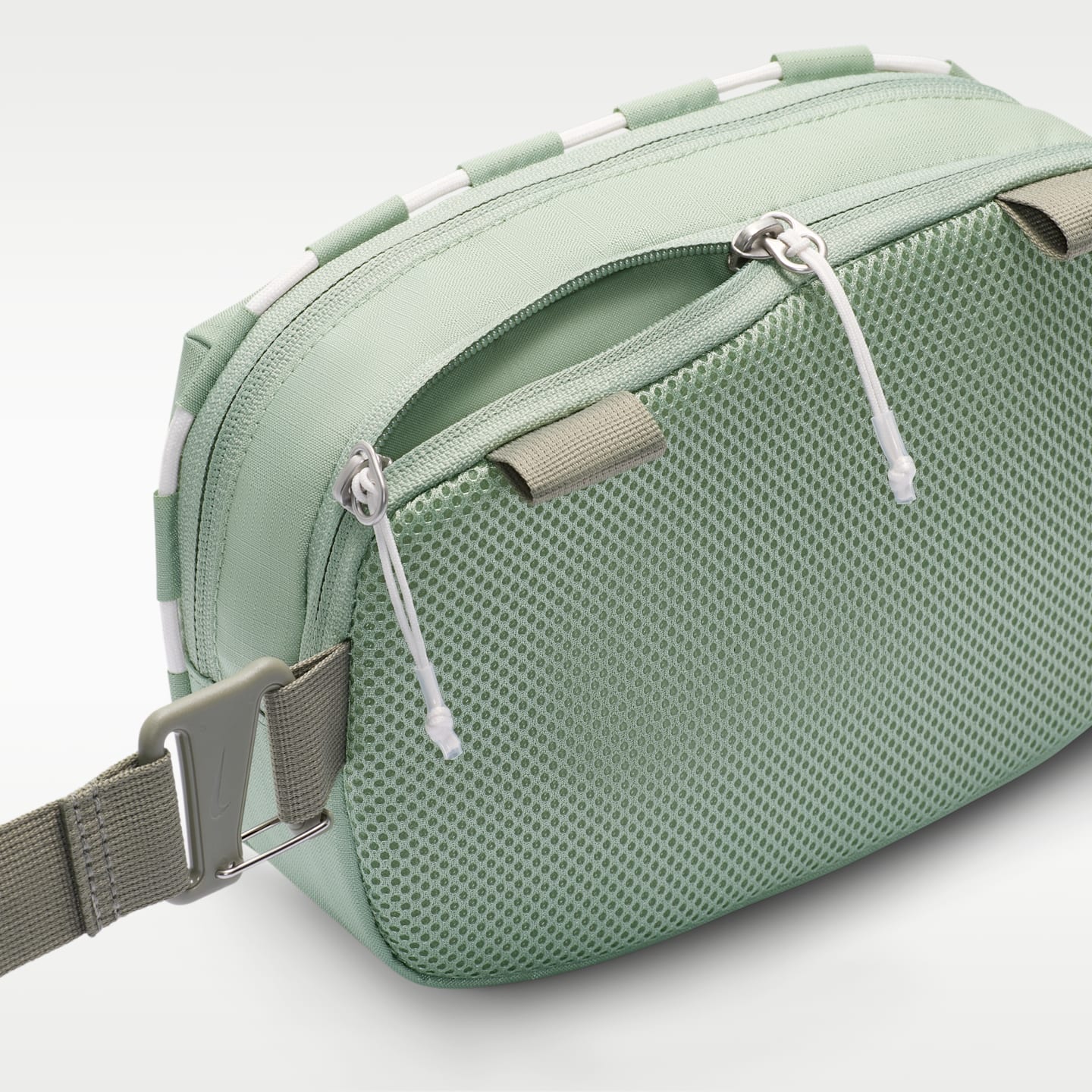 Женская сумка Nike Hayward Patrol Crossbody (4L), цвет: Нефритовый / Армейский — фото 7