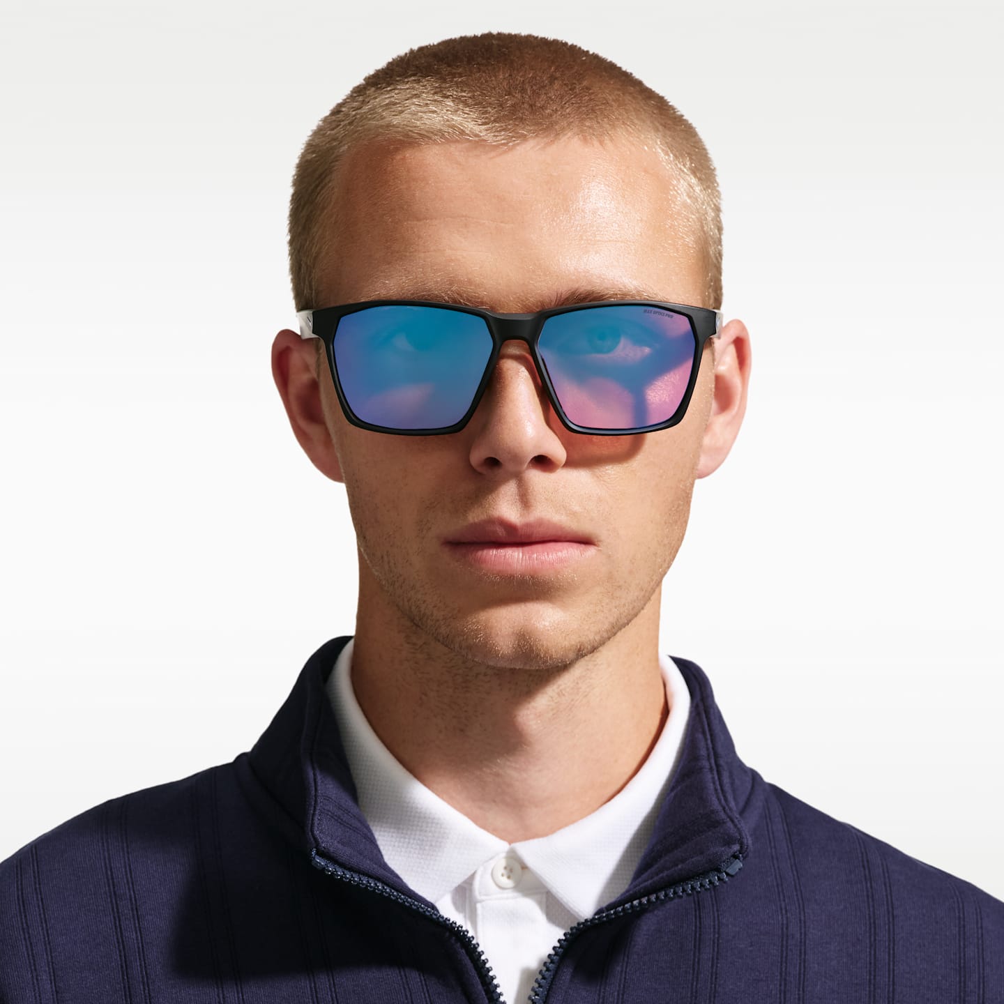 Солнцезащитные очки Nike Maverick Team Road Tint, цвет: Чёрный / Синий — фото 3