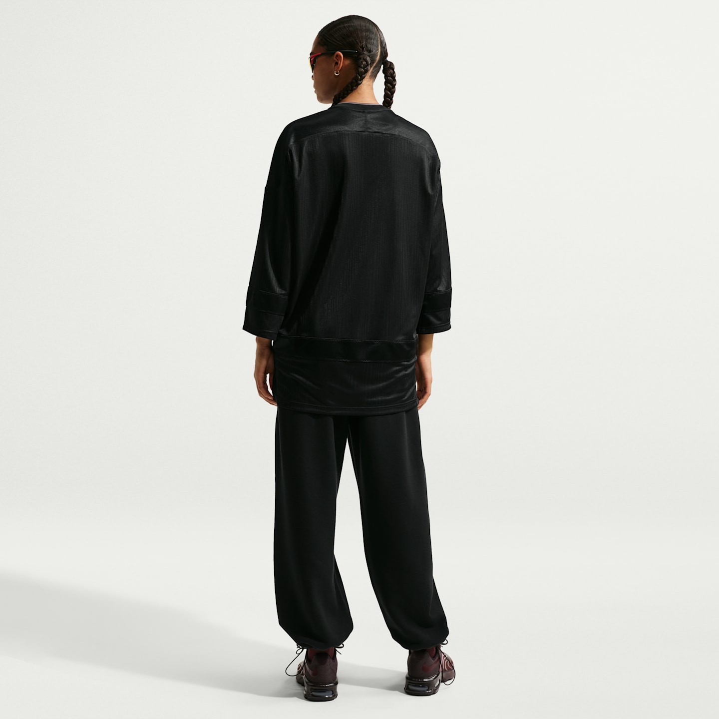 Женский топ Nike Sportswear Oversized Jersey Tunic, цвет: Чёрный — фото 5