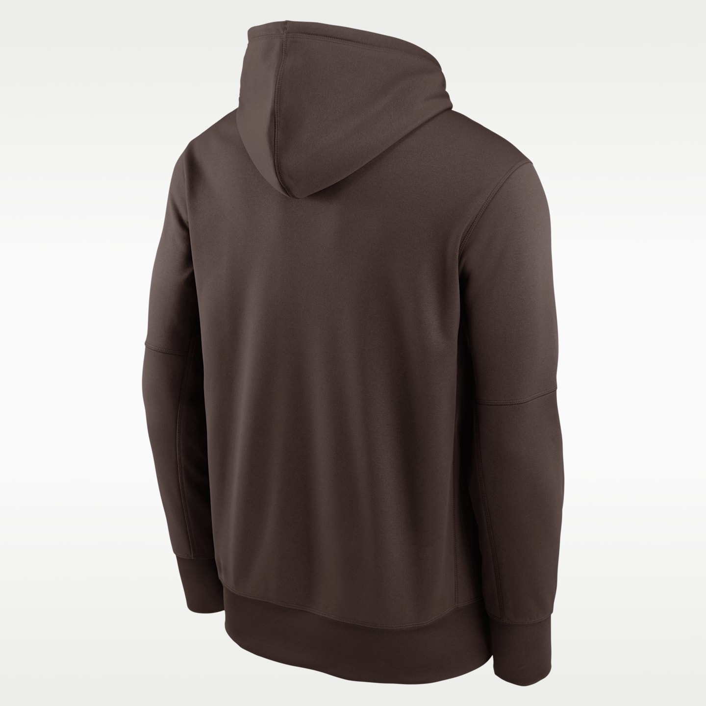 Мужская худи Nike San Diego Padres 2026 Postseason Authentic Collection Therma-FIT MLB, цвет: Коричневый — фото 2