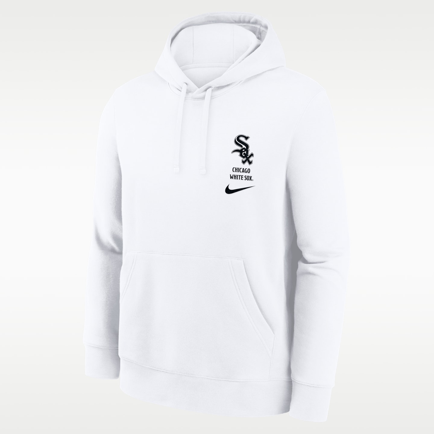 Мужское худи Nike Chicago White Sox Minimal Club MLB, цвет: Белый